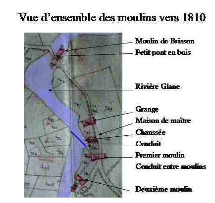 Vue Penicaud cadastre napoléonien